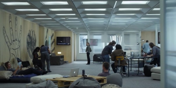 I don't normally like putting two photos so close together in a post, but Frank, you HAD to see what Slugline's free-wheelin' blog-office looks like. Also, Frank, the fast-paced more-Politico-than-Politico political blog is called SLUGLINE. SHOW YOU ARE DRUNK.  