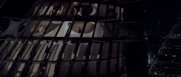 This is a not-great screenshot of the exterior of Jaden and Will's house! But trust me, a lot of money was spent to make this movie! 